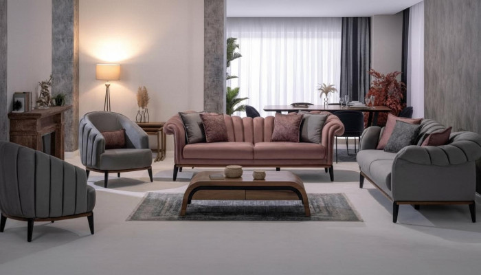 Sofa set couch upholstery 3-3-1 seaters set design sofas upholstery