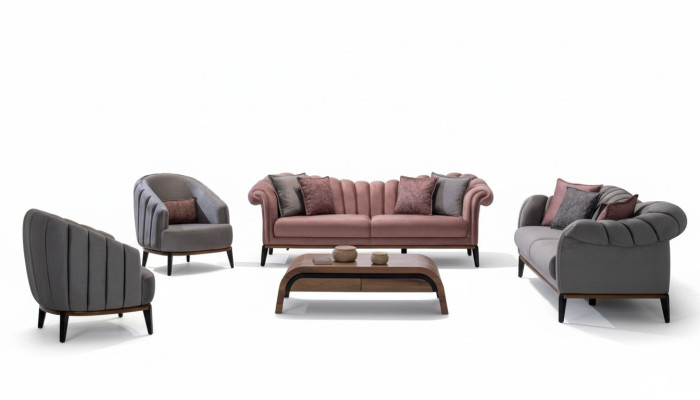 Sofa set couch upholstery 3-3-1 seaters set design sofas upholstery