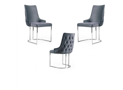 Chairs Dining Set 2x Chair Soft Chair Italian Style