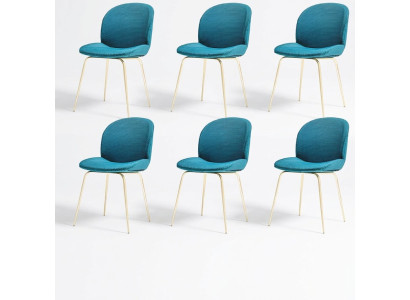 Green chairs 6x luxury modern dining room chair chairs seat modern wood