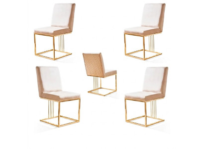 Design chair upholstery set 2x chair 100% textile chairs gastro dining room