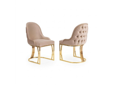 Dining room chairs wood luxury chair beige living room Italian style