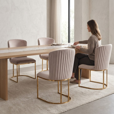 Italian style set design armchairs, upholstered armchair group suite