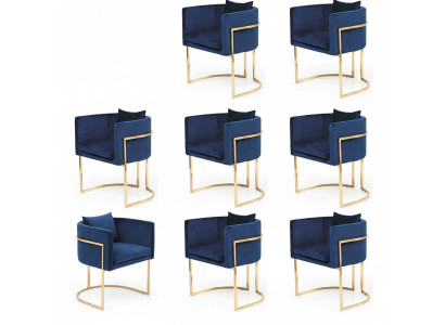 Dining room chair chairs seat modern solid wood set 8x luxury restaurant