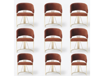 Dining set 8 fabric chairs upholstered chair set group chairs