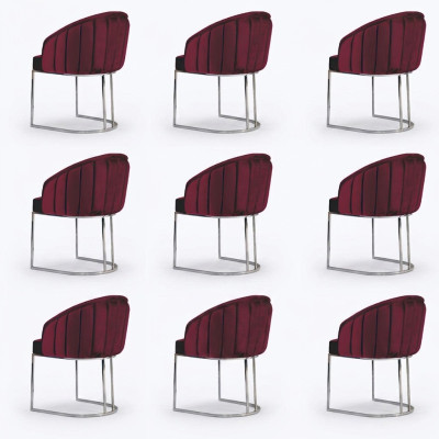 Set of chairs upholstery design wood group new dining room 8 chairs