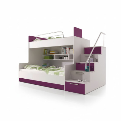 Lila bunk bed children's room beds loft bed high gloss furniture
