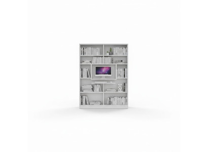 Corner cabinet shelf bookcase wooden cabinet for children's room youth room white