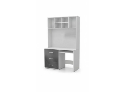 Desk High Gloss Grey Table Office Children's Room Teen's Room Tables New
