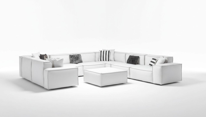 White Stool Living Room Elegant Furniture Luxury Design Italian Style