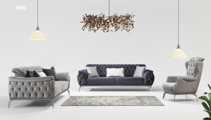 Armchair 1 Seater White Armchair Luxury Design Elegant Furniture Italian Style