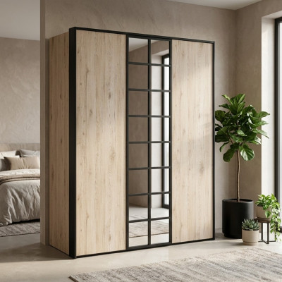 Wardrobe Brown Wood Furniture Design Luxury Bedroom Furniture Modern