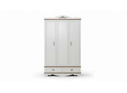 Wardrobe Luxury Classic Closet Furniture Wood Bedroom Cabinets White