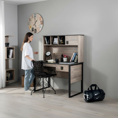 Modern wooden desk for youth children's room brown furniture design bedroom new