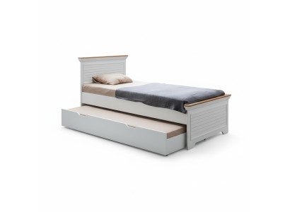 Double bed with bed drawer furniture wood beds children's bed youth bed teenager