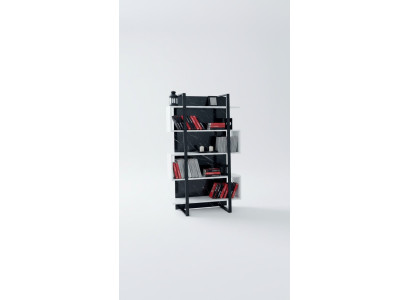 Bookshelf White Furniture Wood Metal Children's Room Shelving Design Modern Luxury New
