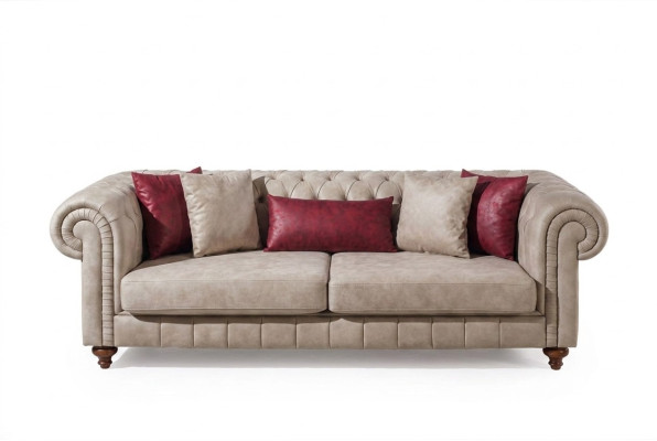 Modern upholstered sofas design sofa three-seater seat new designer sofa 3-seater