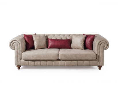 Modern upholstered sofas design sofa three-seater seat new designer sofa 3-seater