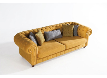 Sofa Couch Upholstered Sofas Design Furniture 3-seater Three-seater Chesterfield