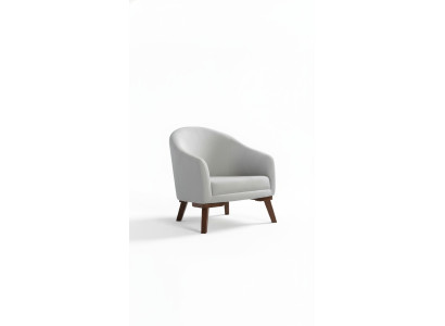 Upholstered Designer Textile 1-Seater Wood Upholstered Seat Sofas New Armchair Modern