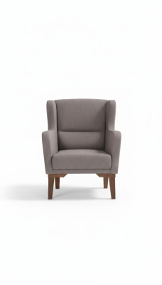 Armchair luxury upholstery furniture living room single-seater armchair textile new color brown