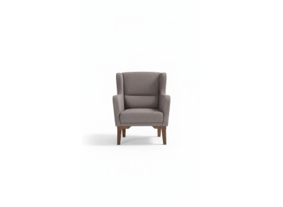 Armchair luxury upholstery furniture living room single-seater armchair textile new color brown