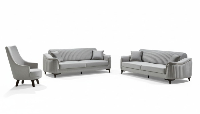 Sofa set Sofa Luxury Set Sofas Armchair 3+3+1 Seater Modern 3-piece