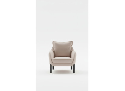 Armchair Single-seater 1-seater Upholstered Seat Designer Textile Seat Fabric Modern New