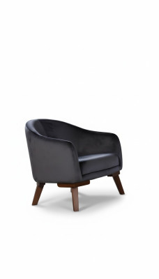 Modern armchair 1-seater designer single-seater upholstered textile furniture