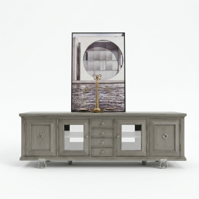 Console cabinet lowboard furniture cupboards sideboard living room sideboard wood grey