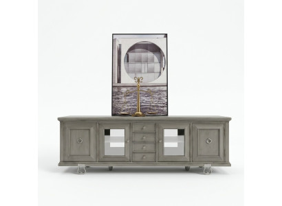 Console cabinet lowboard furniture cupboards sideboard living room sideboard wood grey