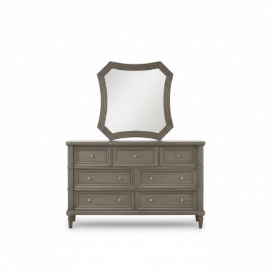 Luxury dresser mirror style design furniture modern bedroom dresser new brown