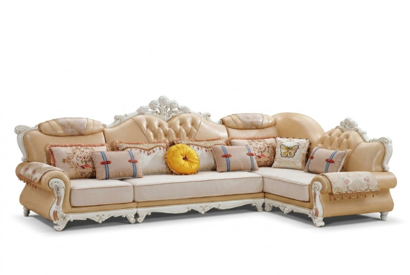 Living room corner sofa sofas L-shaped sofa corner luxury corner suite brown