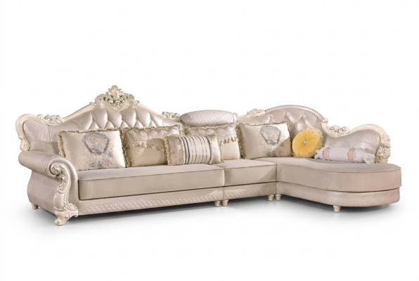 Chesterfield corner sofa sofa couch upholstery furniture baroque rococo fabric leather