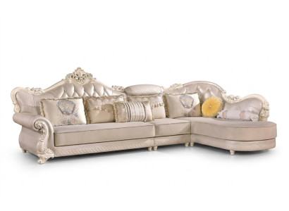 Chesterfield corner sofa sofa couch upholstery furniture baroque rococo fabric leather