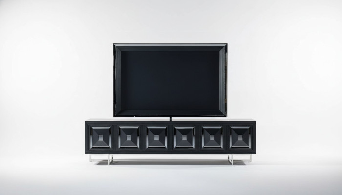 Set TV stand armchair coffee table side table living room 5-piece gray new