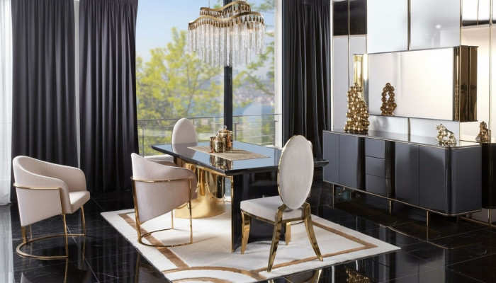 Dining room table dining table 4x chair set tables chairs sideboard set