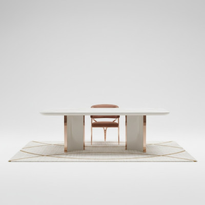 Luxury Tables Dining Table Dining Room Modern Gold Stainless Steel