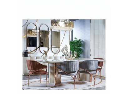 Chairs Chair Upholstery Modern Set Design Lamp Wood Textile Metal