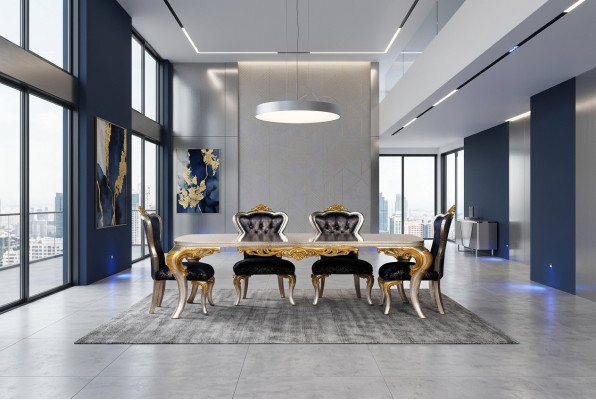 Table Dining Table Dining Room Table Dining Room Wood Tables Baroque Dining Luxury Furniture New