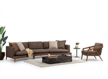 Corner sofa set armchair sofa corner sofas seating luxury seats set fabric new