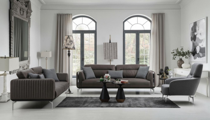Sofa set Sofa Set Sofas 3+3+1 Seater Armchair Modern Polyester Three-seater