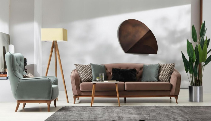 Suite Sofa Suite Luxury Sofa 4+1 Seat Group Living Room Fabric Design Furniture