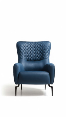 Armchair Single Luxury 1-Seater Upholstered Seat Designer Textile Seat Fabric Modern