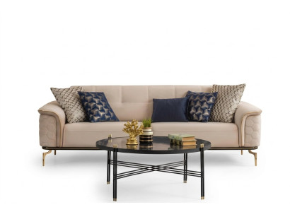 Three-seater sofa 3-seater luxury sofas living room furniture decor fabric design