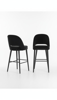 Bar stool stool bar chair chair modern polyester black fabric wood design new