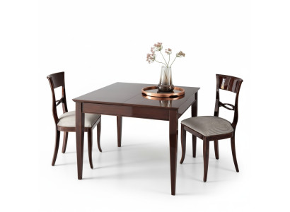 Dining room table dining table high gloss table wood dining corner dining room extendable new