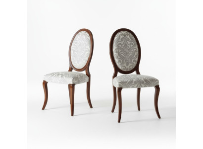 Luxury dining chair chair kitchen chair dining chairs fabric seat wood brown