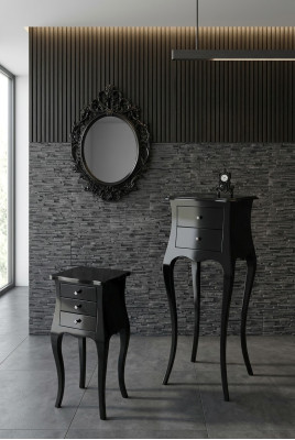Luxury side table coffee table tables living room black table classic furniture