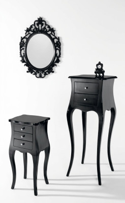 Luxury side table coffee table tables living room black table classic furniture